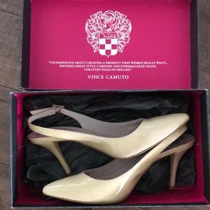 Vince Camuto high heeled sling backs